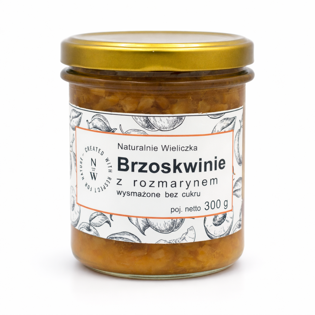 Brzoskwinie z rozmarynem 300 g